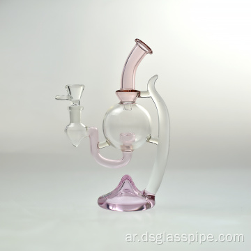تصميم جديد عالي البورسليكات الزجاجية التدخين أنبوب الزجاج الزجاجي أنبوب ماء يدوية
